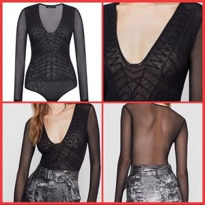 BCBG MAXAZRIA Bodysuit Top XS -OFFERS WELCOMED